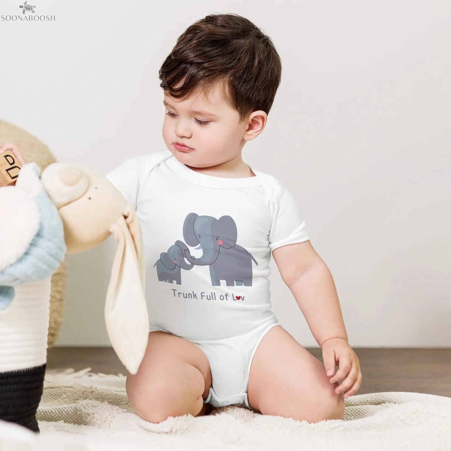 Baby short sleeve one piece | Trunk Full of Love soonaboosh