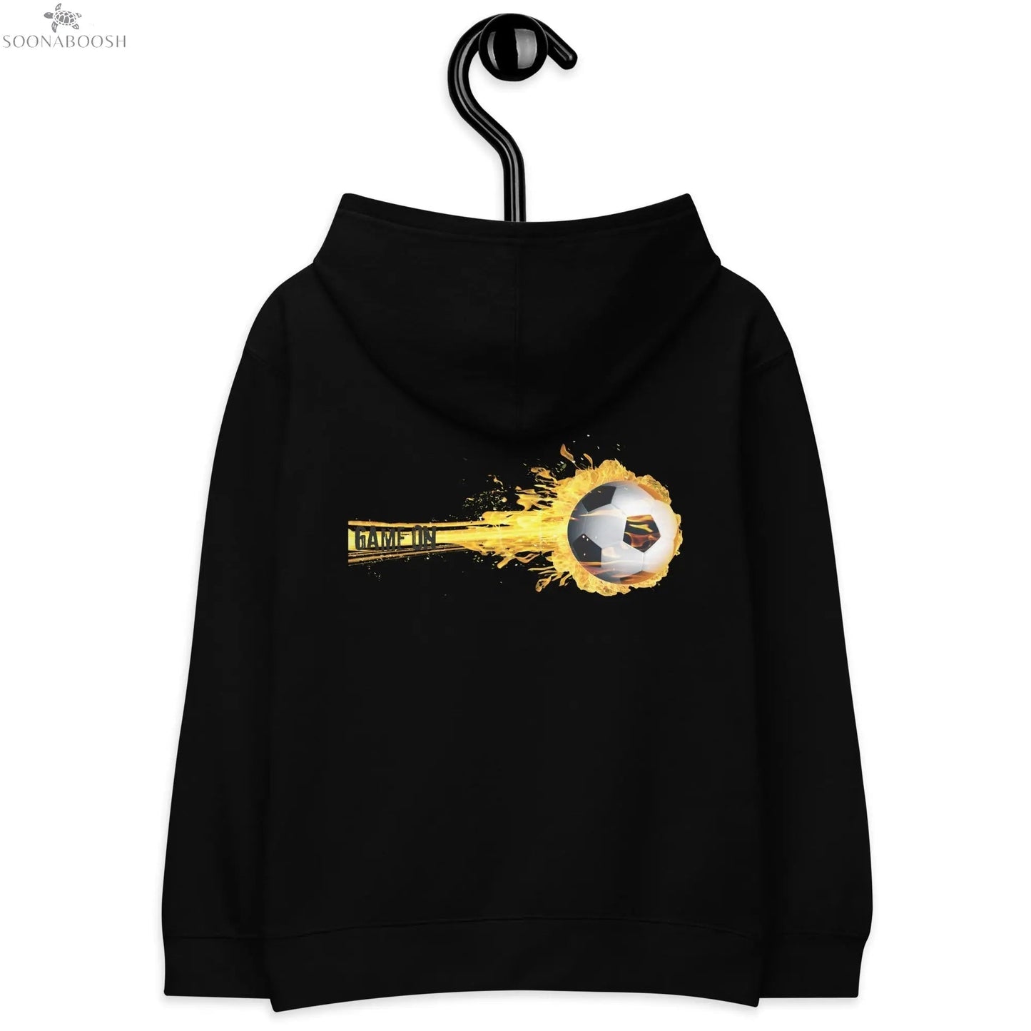 Game On Kids Hoodie | Fleece Soccer-Inspired Pullover for Kids SOONABOOSH