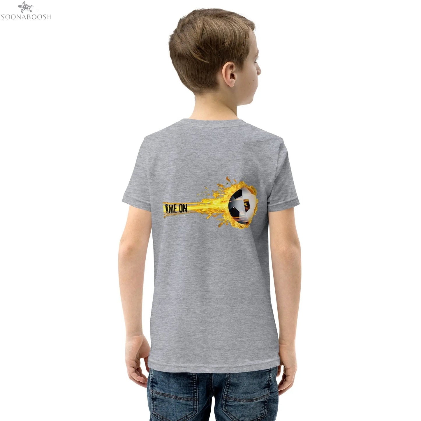 Game On T-Shirt | Youth Cotton Soccer Tee SOONABOOSH
