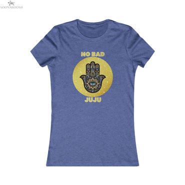 No Bad Juju Gold Hamsa Protection | Women's Favorite Tee Printify