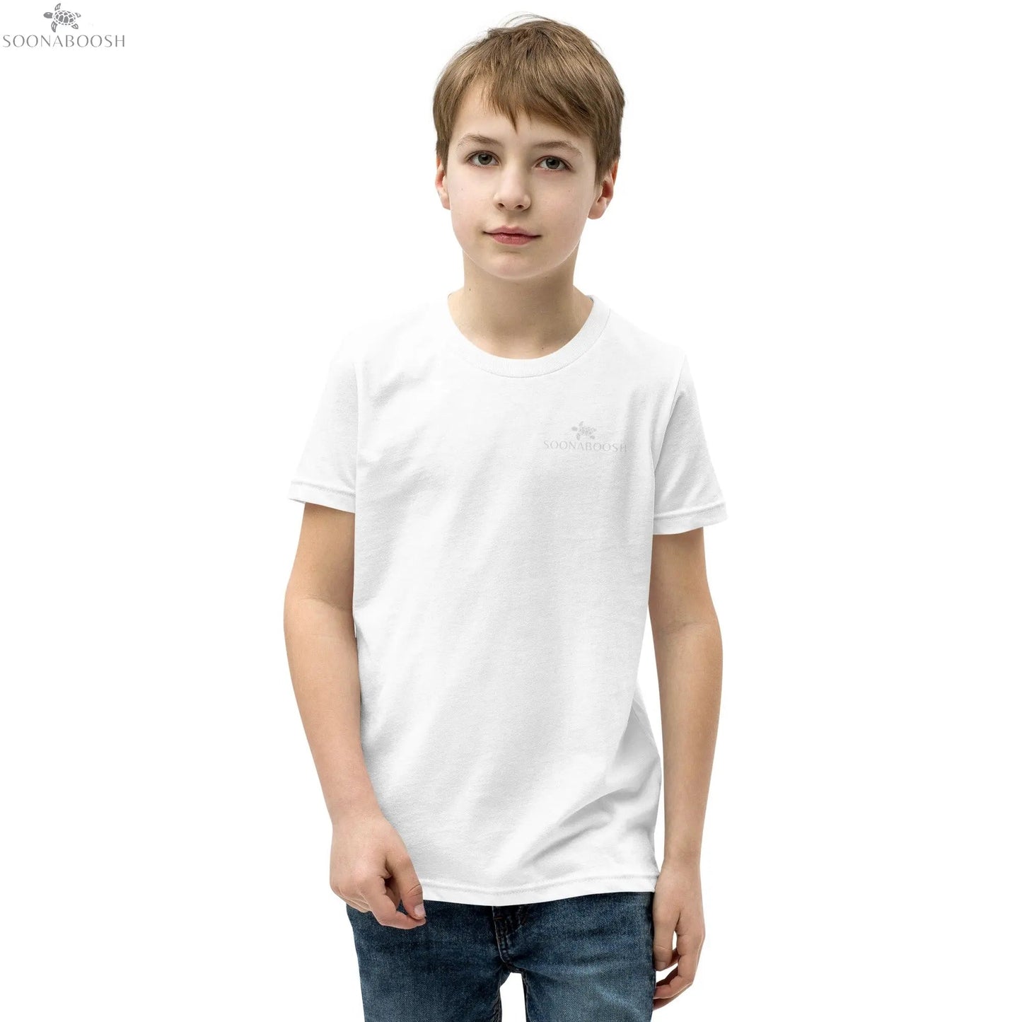 جيم أون T-Shirt | Arabic Youth Cotton Soccer Tee SOONABOOSH