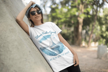 Unisex Organic Cotton T-Shirt | Slow Feels Good – Sail the Nile in Style SOONABOOSH
