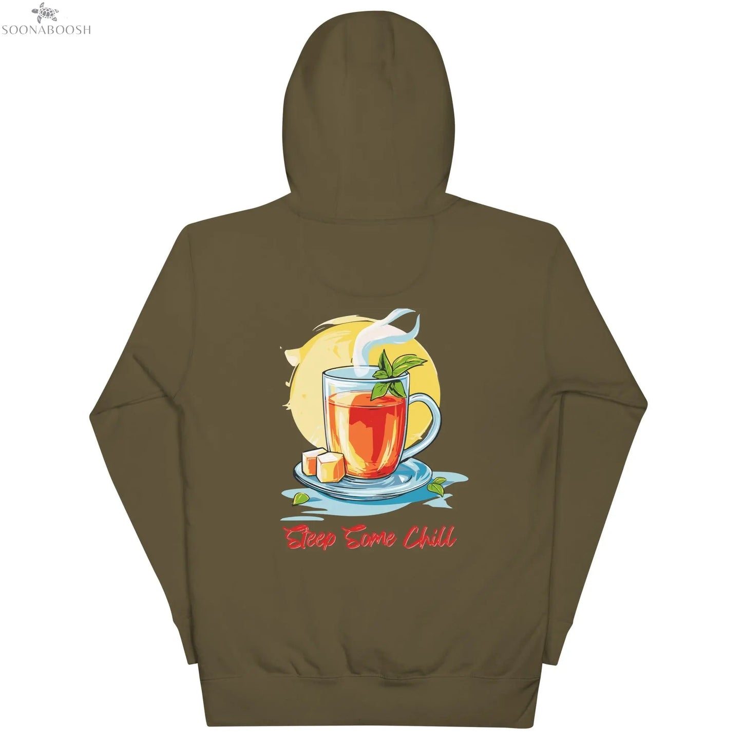 Unisex comfort hoodie | Steep Some Chill SOONABOOSH