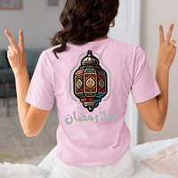 back-view-bella-canvas-t-shirt-mockup-of-a-woman-making-peace-signs-with-her-hands-m37308