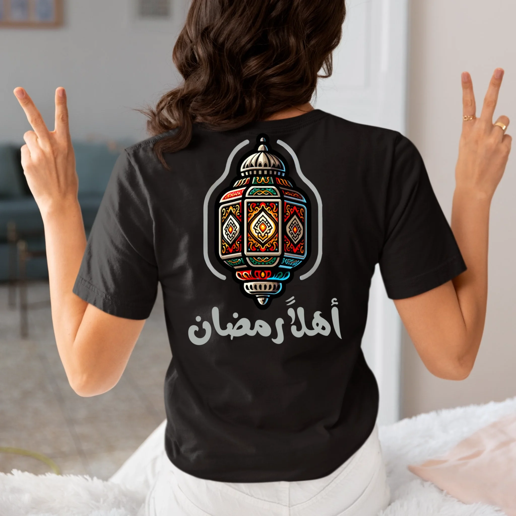 back-view-bella-canvas-t-shirt-mockup-of-a-woman-making-peace-signs-with-her-hands-m37308 (2)