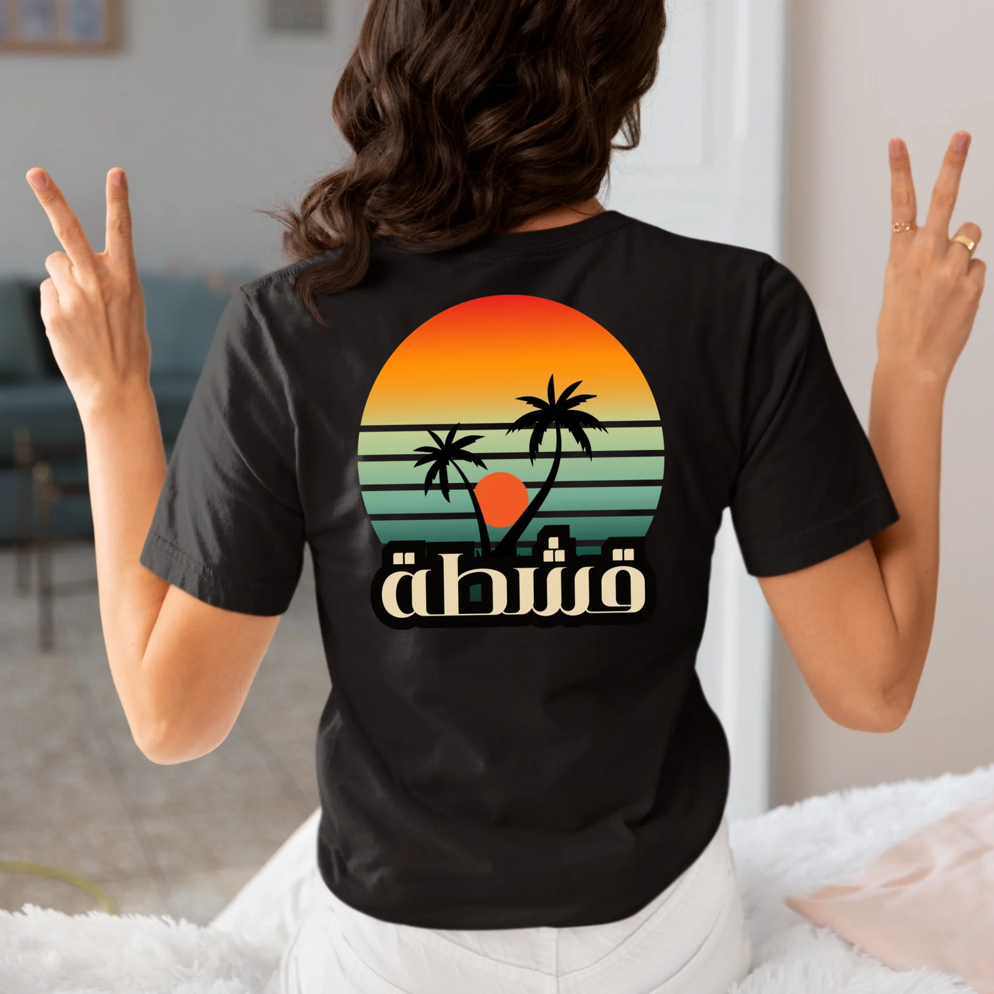 back-view-bella-canvas-t-shirt-mockup-of-a-woman-making-peace-signs-with-her-hands-m37308 (2)