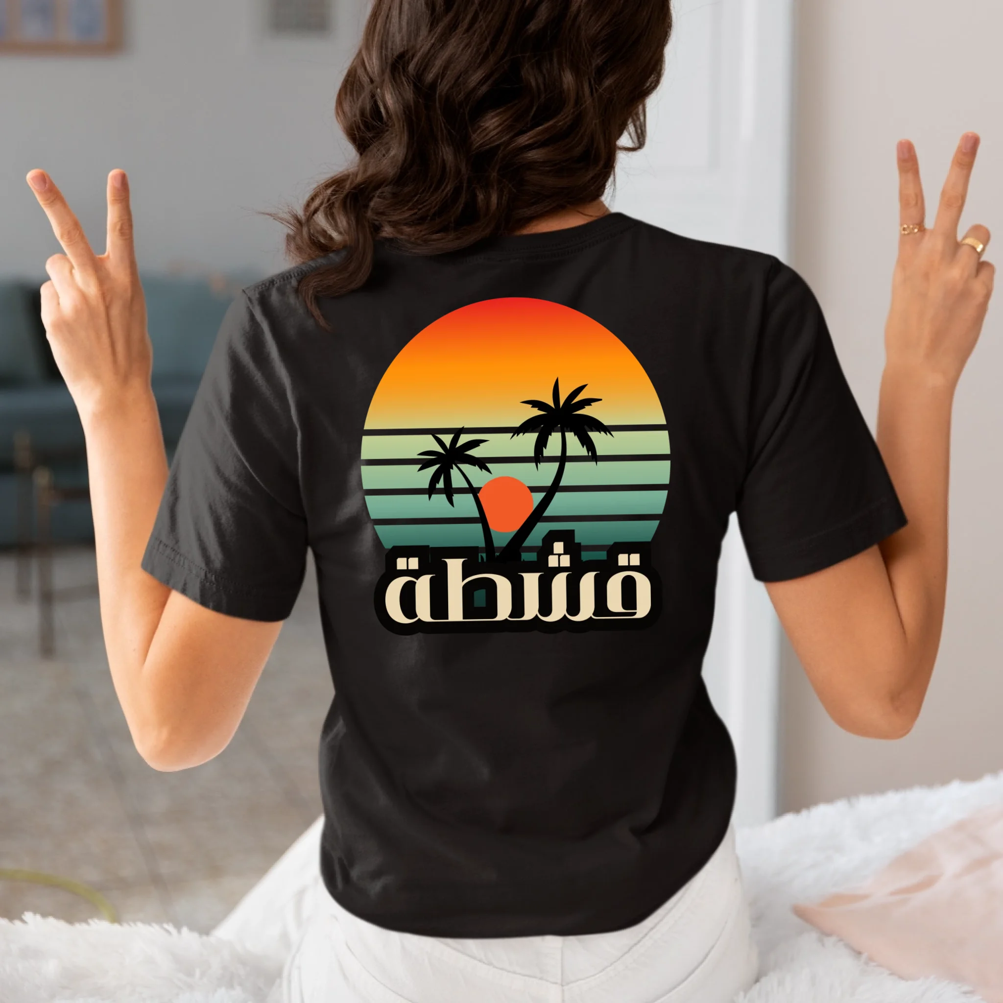 back-view-bella-canvas-t-shirt-mockup-of-a-woman-making-peace-signs-with-her-hands-m37308 (2)