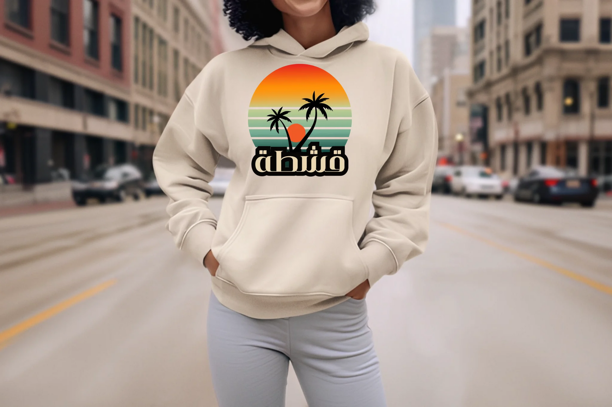 ai-created-mockup-of-a-smiling-woman-with-curly-hair-wearing-a-hoodie-m36033