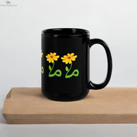 Arabic “Mama” Mug with Floral Art | ماما Gift for Mom SOONABOOSH