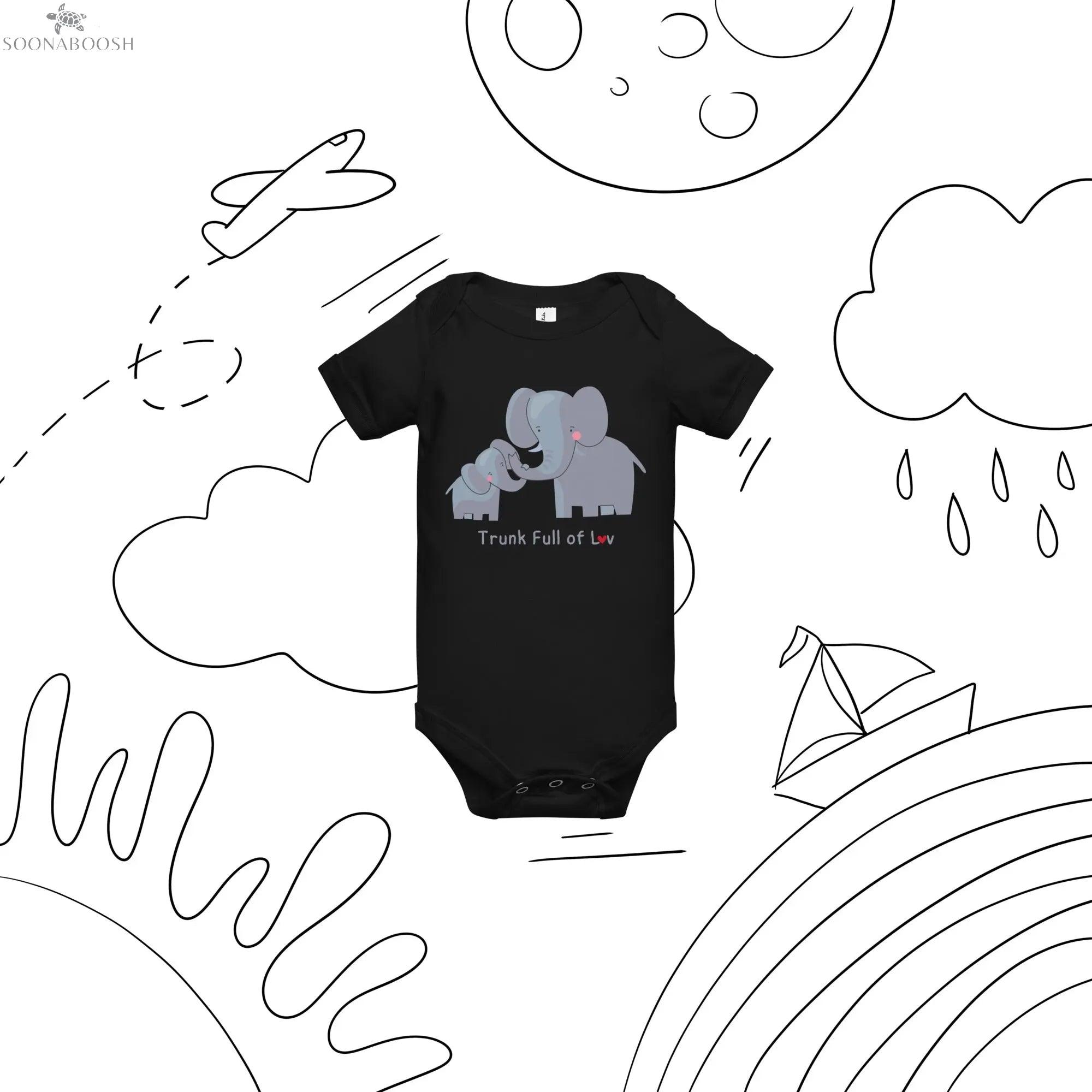 Baby short sleeve one piece | Trunk Full of Love soonaboosh