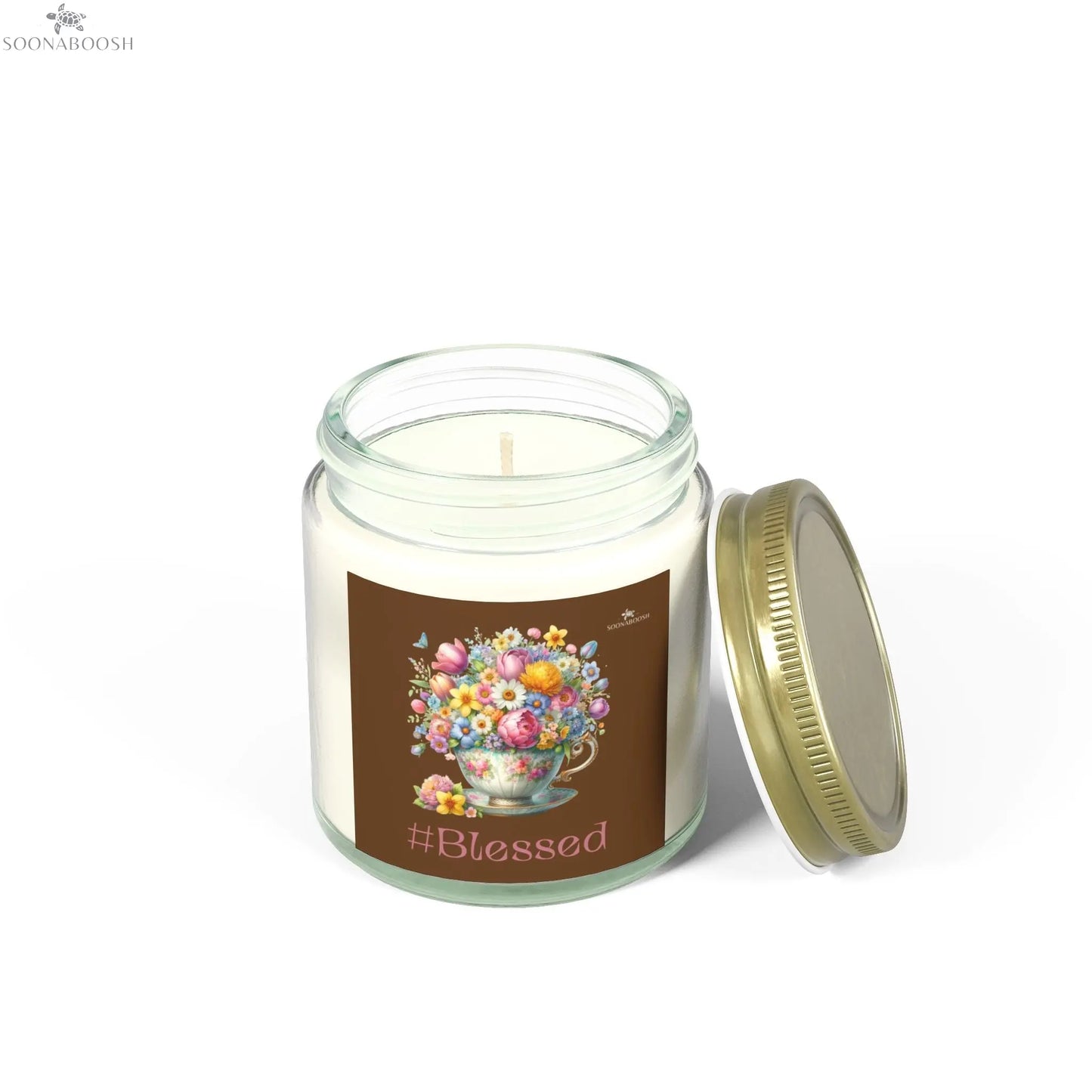 #Blessed Eco-Luxe Scented Candle | Hand-Poured Calm in a Jar Printify
