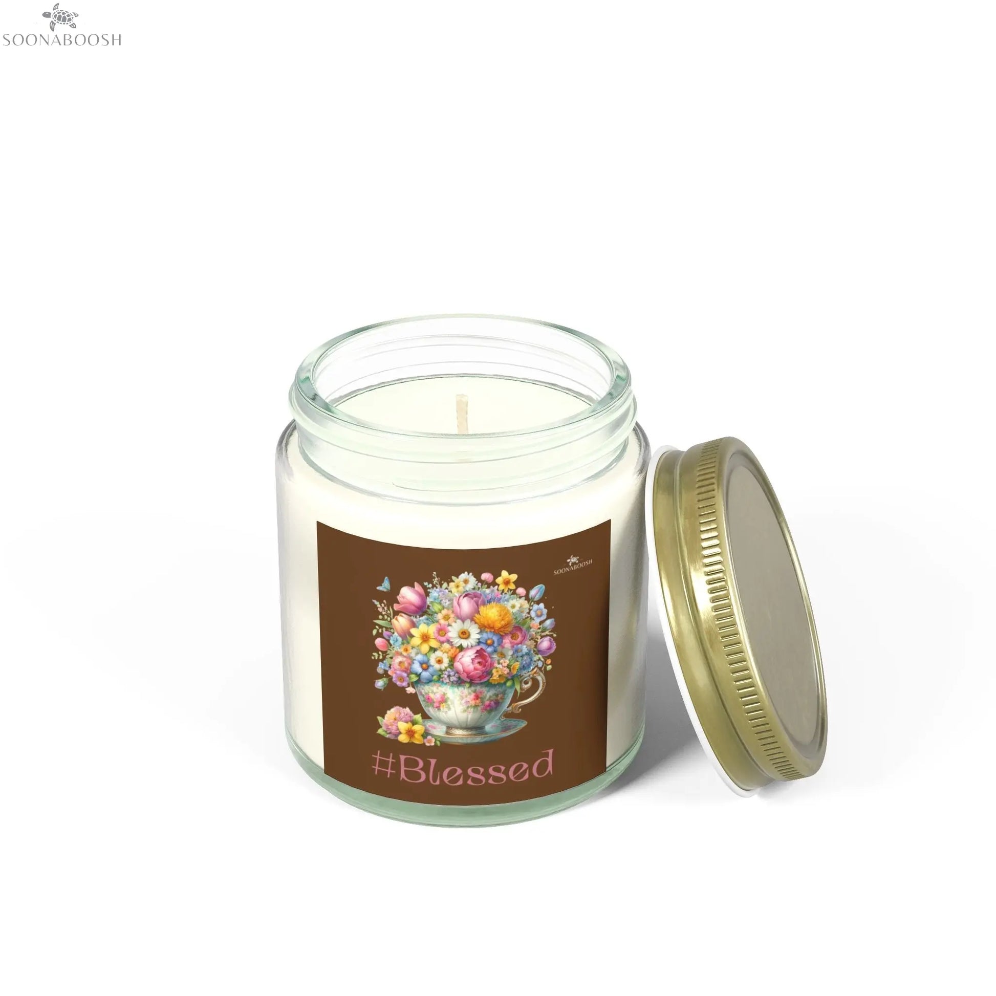 #Blessed Eco-Luxe Scented Candle | Hand-Poured Calm in a Jar Printify