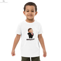 Boss البيج Organic cotton kids t-shirt SOONABOOSH