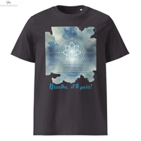 Breathe, It’ll Pass T-Shirt | Unisex Organic Cotton Ribbed Neck Tee SOONABOOSH