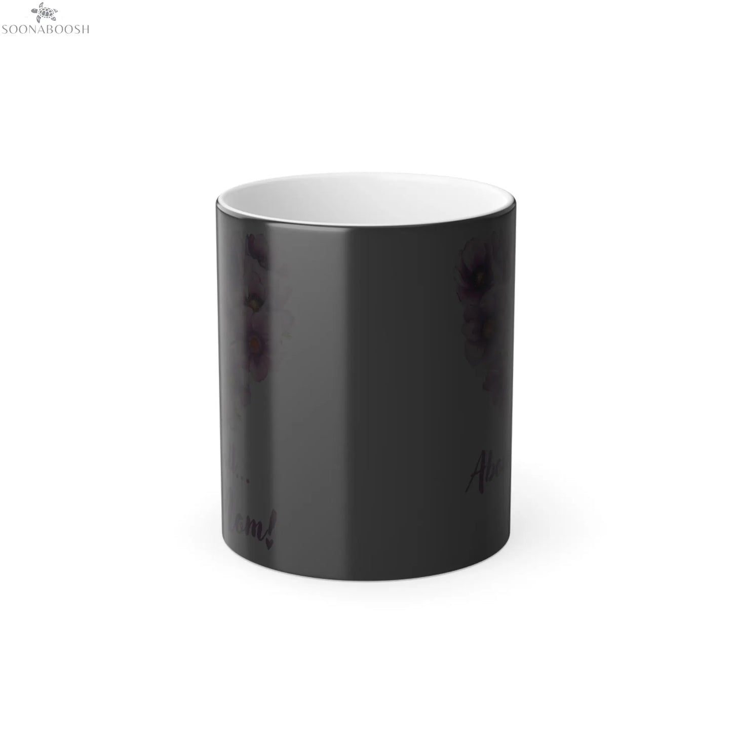 Color Changing Mug | “Above All...Mom” with Purple Heart Design Printify