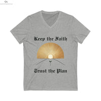 Faith & Trust Unisex V-Neck Cotton Tee Printify