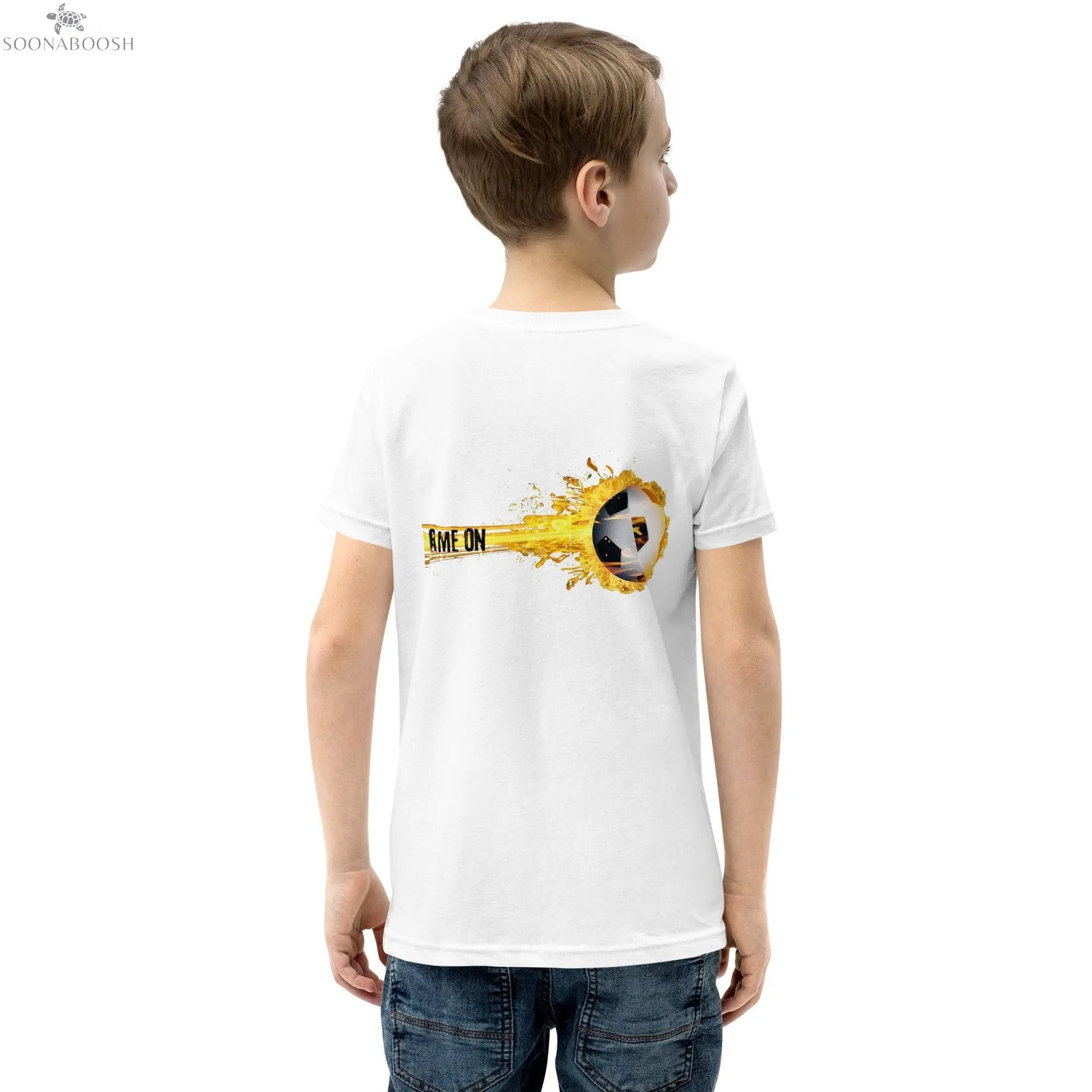 Game On T-Shirt | Youth Cotton Soccer Tee SOONABOOSH