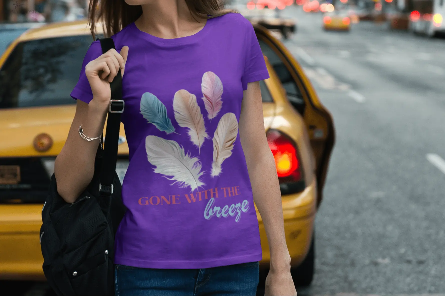 Gone With the Breeze | Women’s Feather Softstyle T-Shirt SOONABOOSH