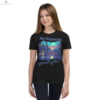 My Hogwarts T-Shirt | مكاني السحري Arabic Youth Magical Tee SOONABOOSH