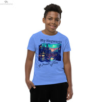 My Hogwarts T-Shirt | مكاني السحري Arabic Youth Magical Tee SOONABOOSH