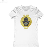 No Bad Juju Gold Hamsa Protection | Women's Favorite Tee Printify