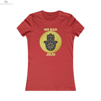 No Bad Juju Gold Hamsa Protection | Women's Favorite Tee Printify