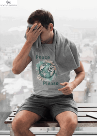 Peace Please | A Little Love Goes a Long Way Tee Printify