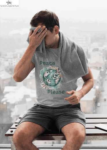 Peace Please | A Little Love Goes a Long Way Tee Printify