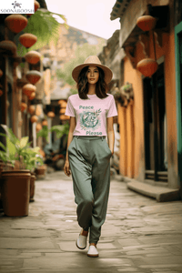 Peace Please | A Little Love Goes a Long Way Tee Printify