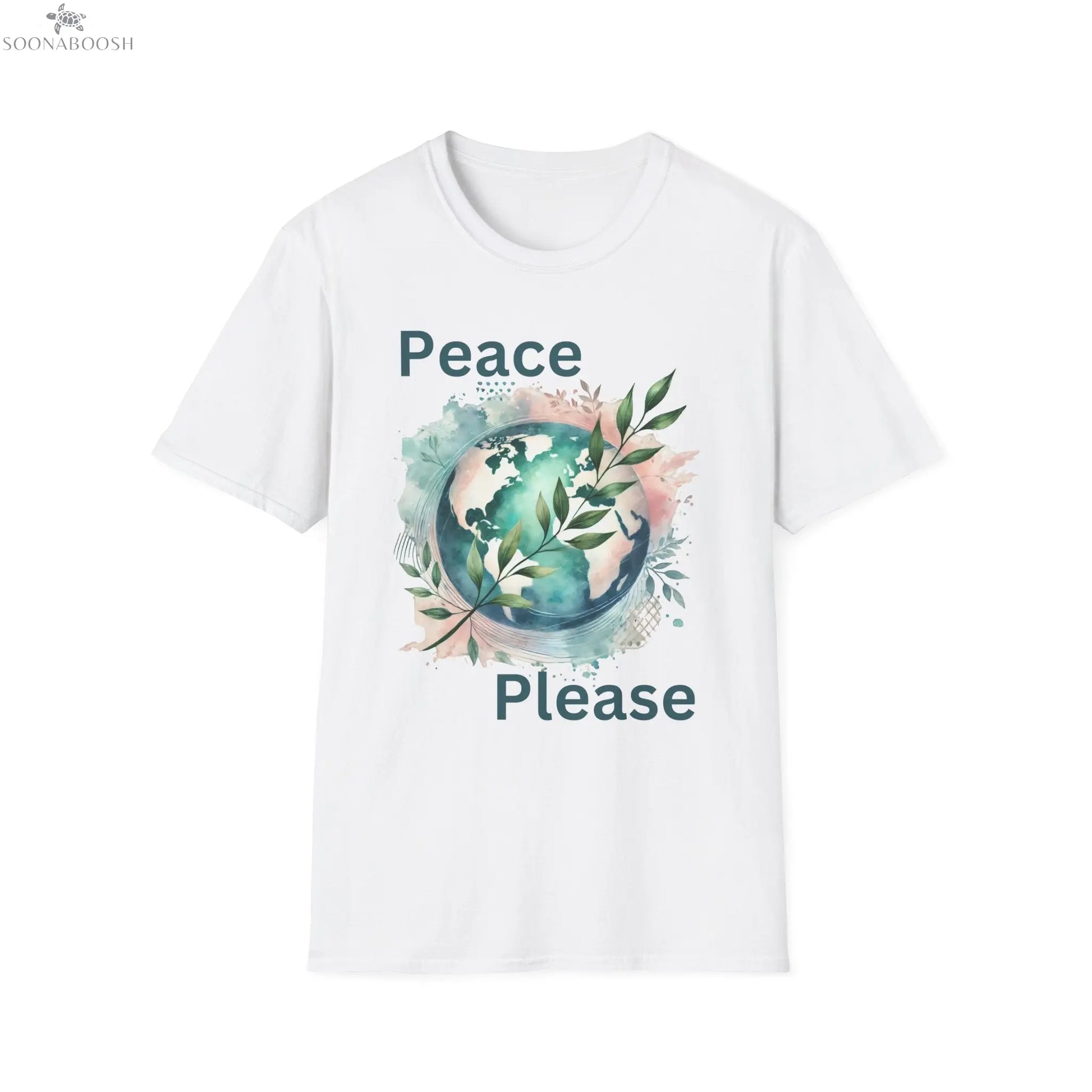 Peace Please | A Little Love Goes a Long Way Tee Printify