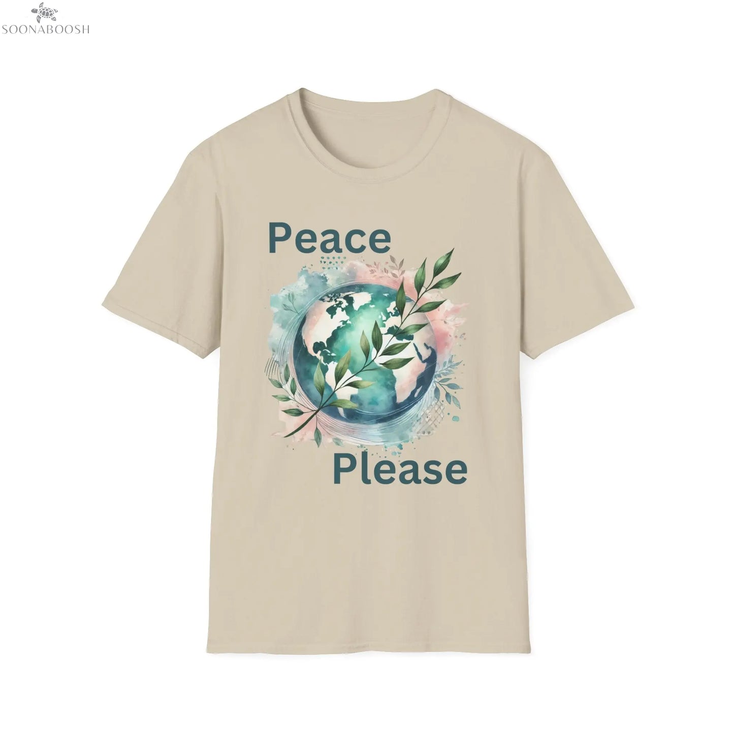 Peace Please | A Little Love Goes a Long Way Tee Printify