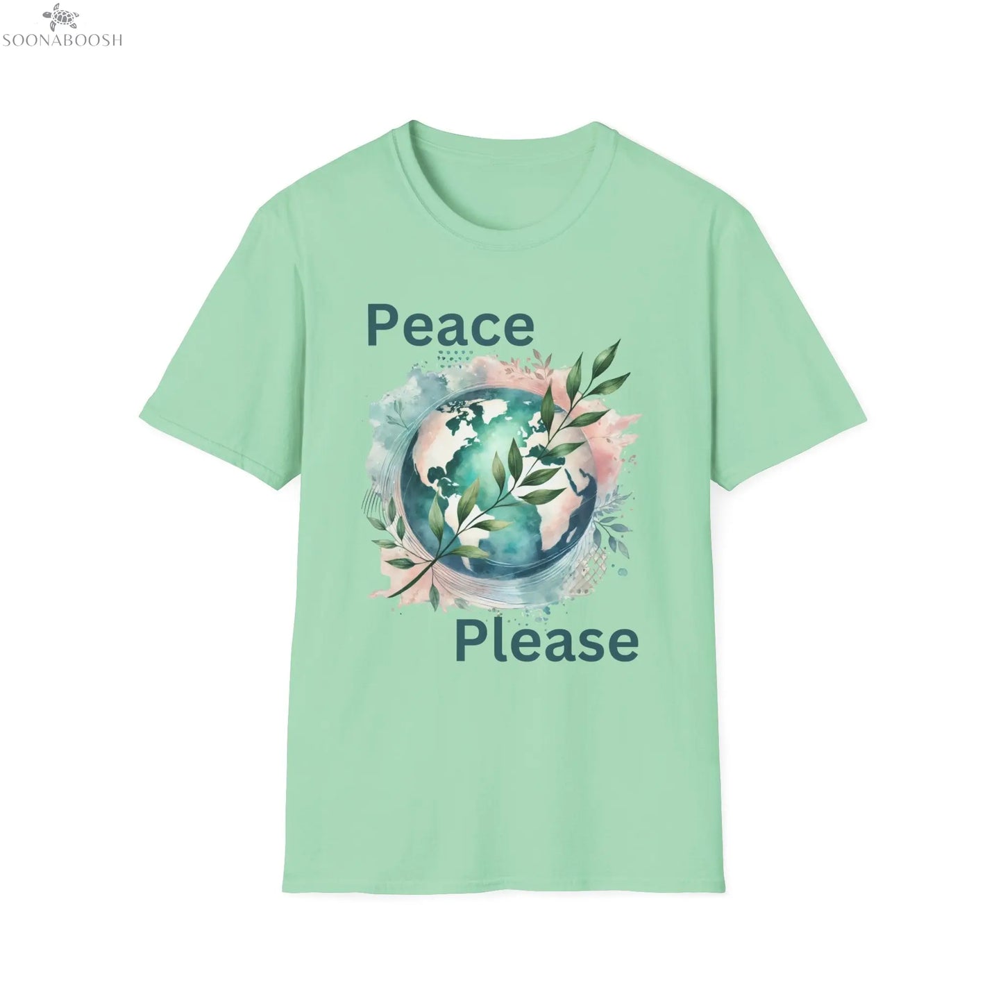 Peace Please | A Little Love Goes a Long Way Tee Printify