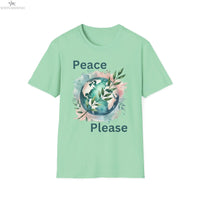 Peace Please | A Little Love Goes a Long Way Tee Printify
