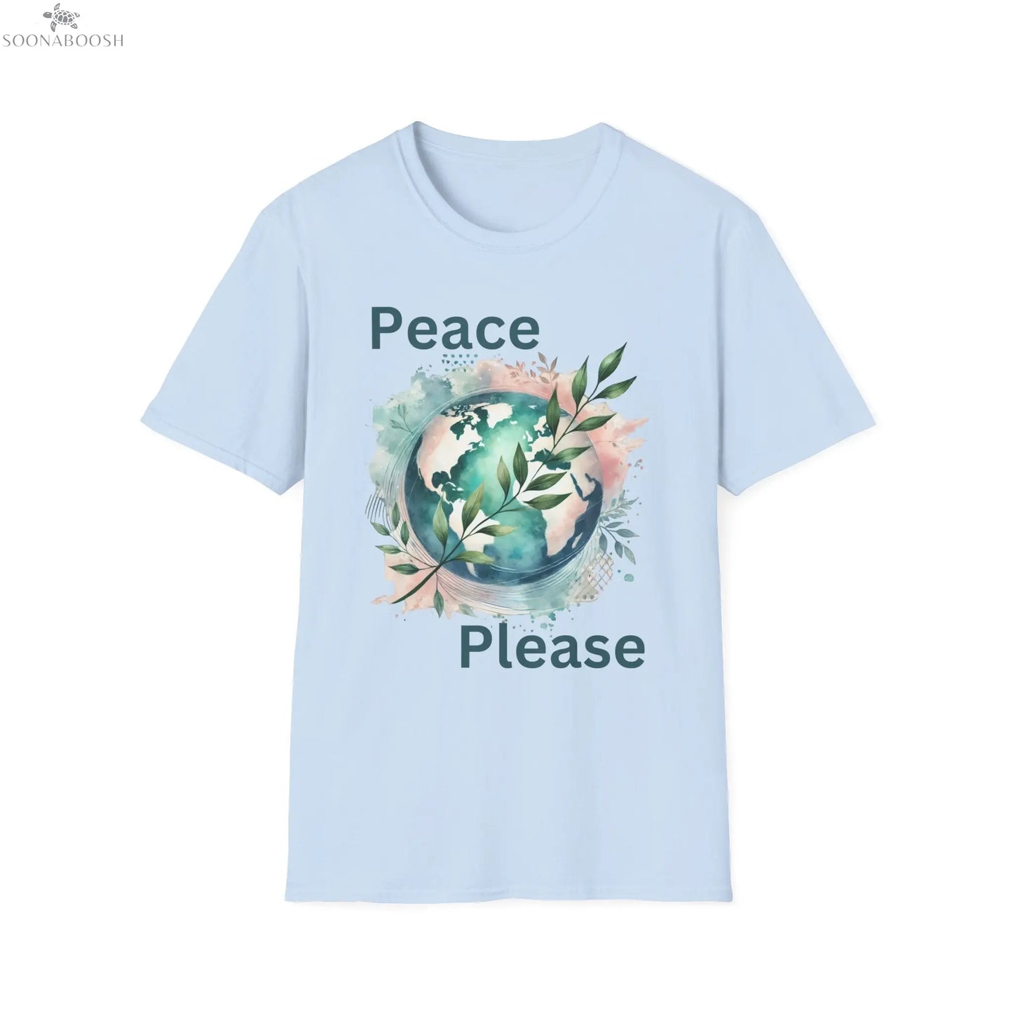 Peace Please | A Little Love Goes a Long Way Tee Printify