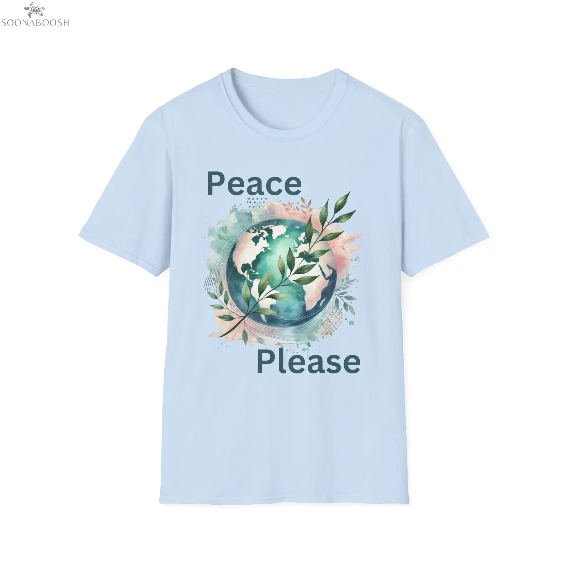 Peace Please | A Little Love Goes a Long Way Tee Printify