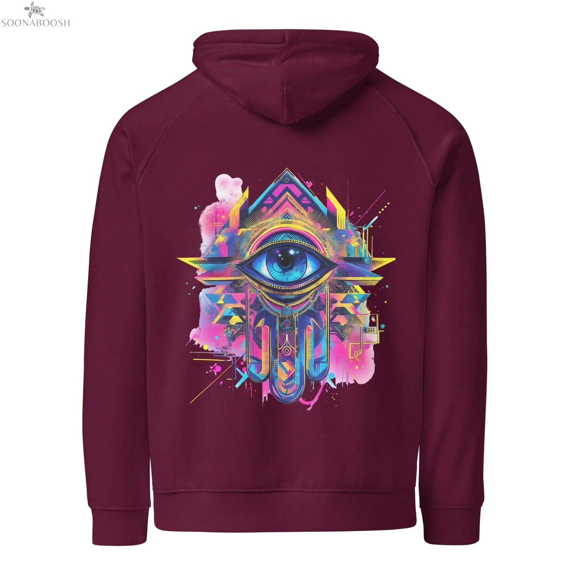 Premium eco organic cotton hoodie | (K)hamsa SOONABOOSH