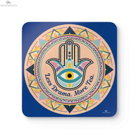 Protect Your Vibes Coasters (Set of 4) | Less Drama, More Tea Printify
