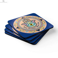 Protect Your Vibes Coasters (Set of 4) | Less Drama, More Tea Printify