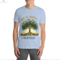 Reaching. Rooted. | Cotton Tree Graphic T-Shirt SOONABOOSH