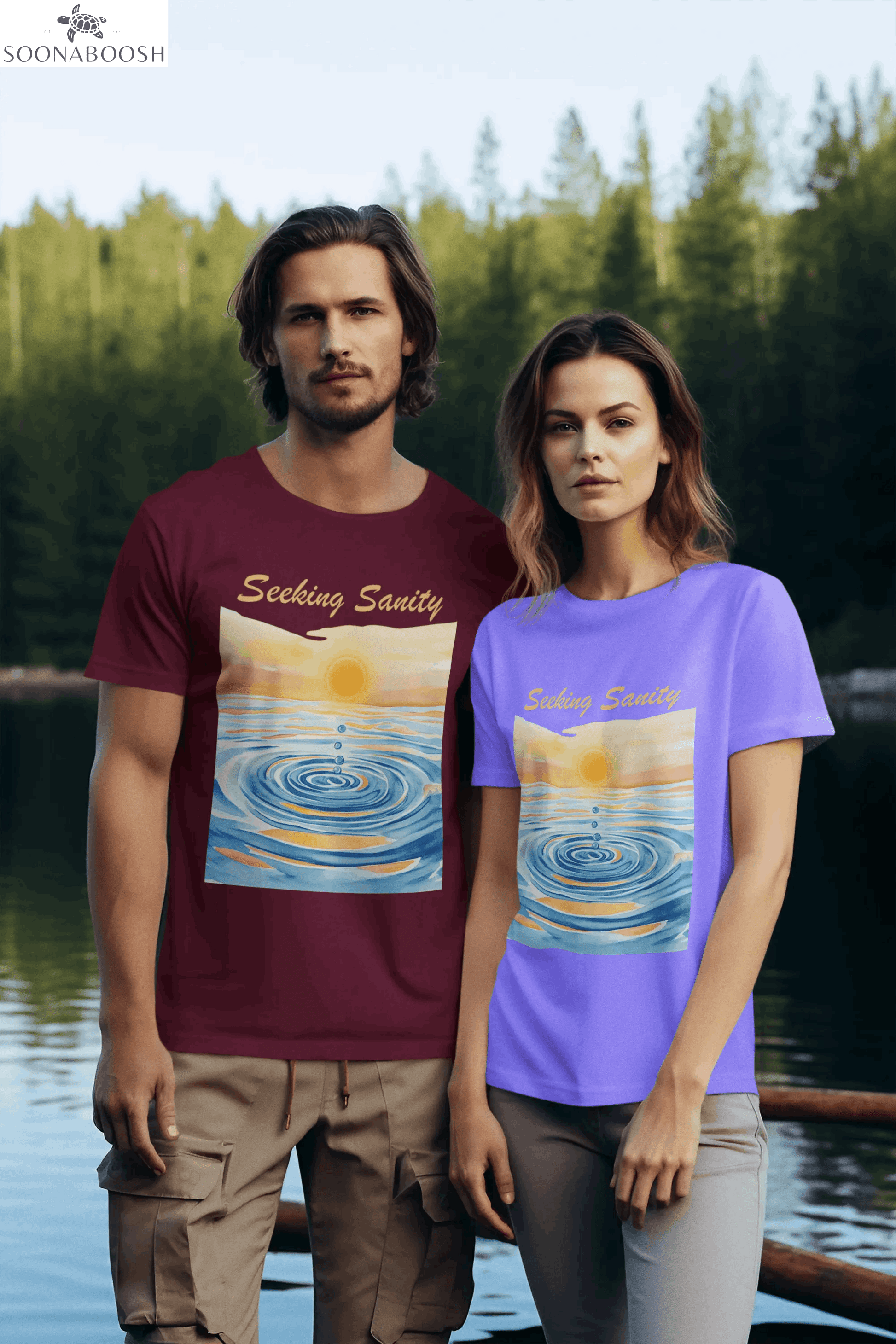 Seeking Sanity T-Shirt | Unisex Organic Cotton Streetwear Tee SOONABOOSH