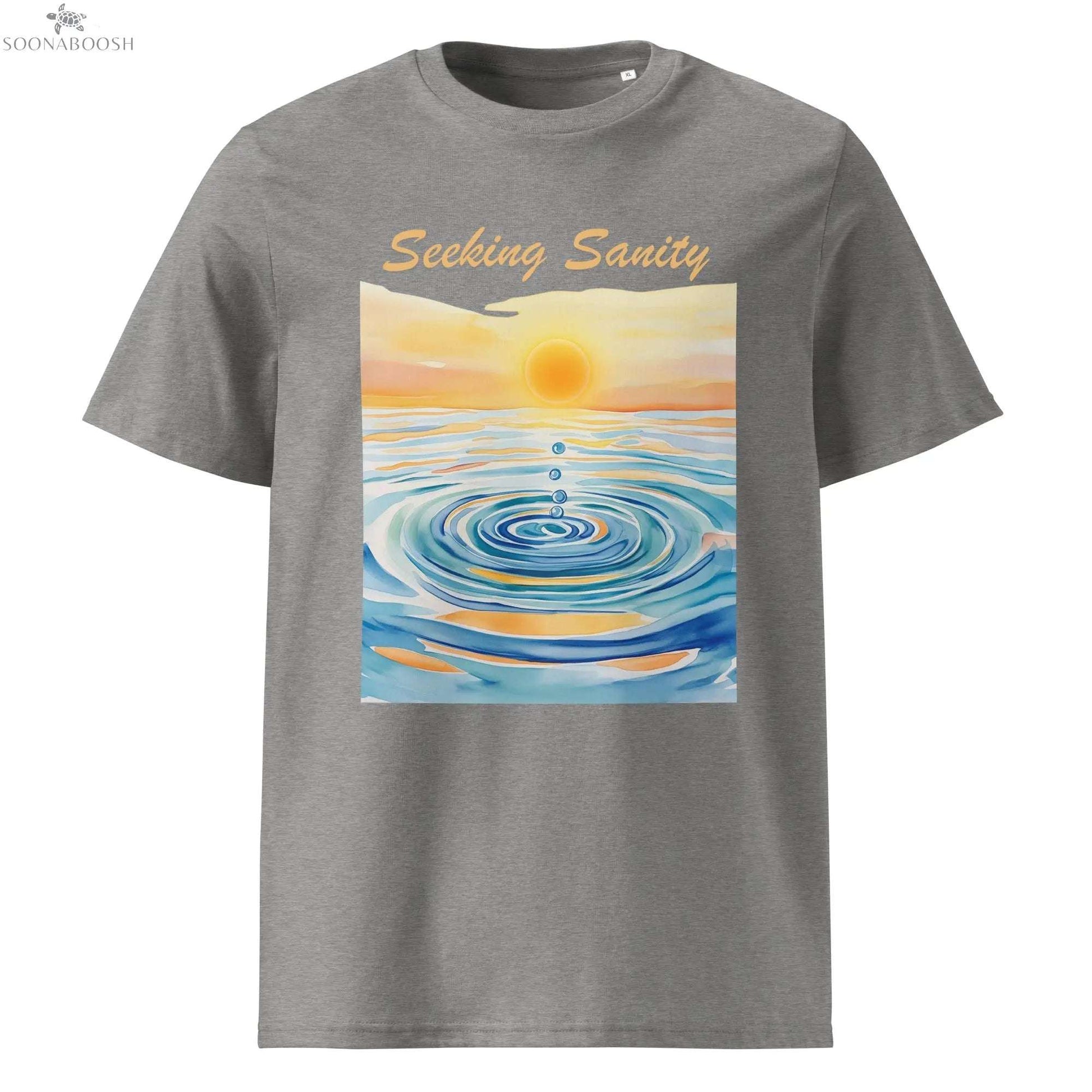 Seeking Sanity T-Shirt | Unisex Organic Cotton Streetwear Tee SOONABOOSH