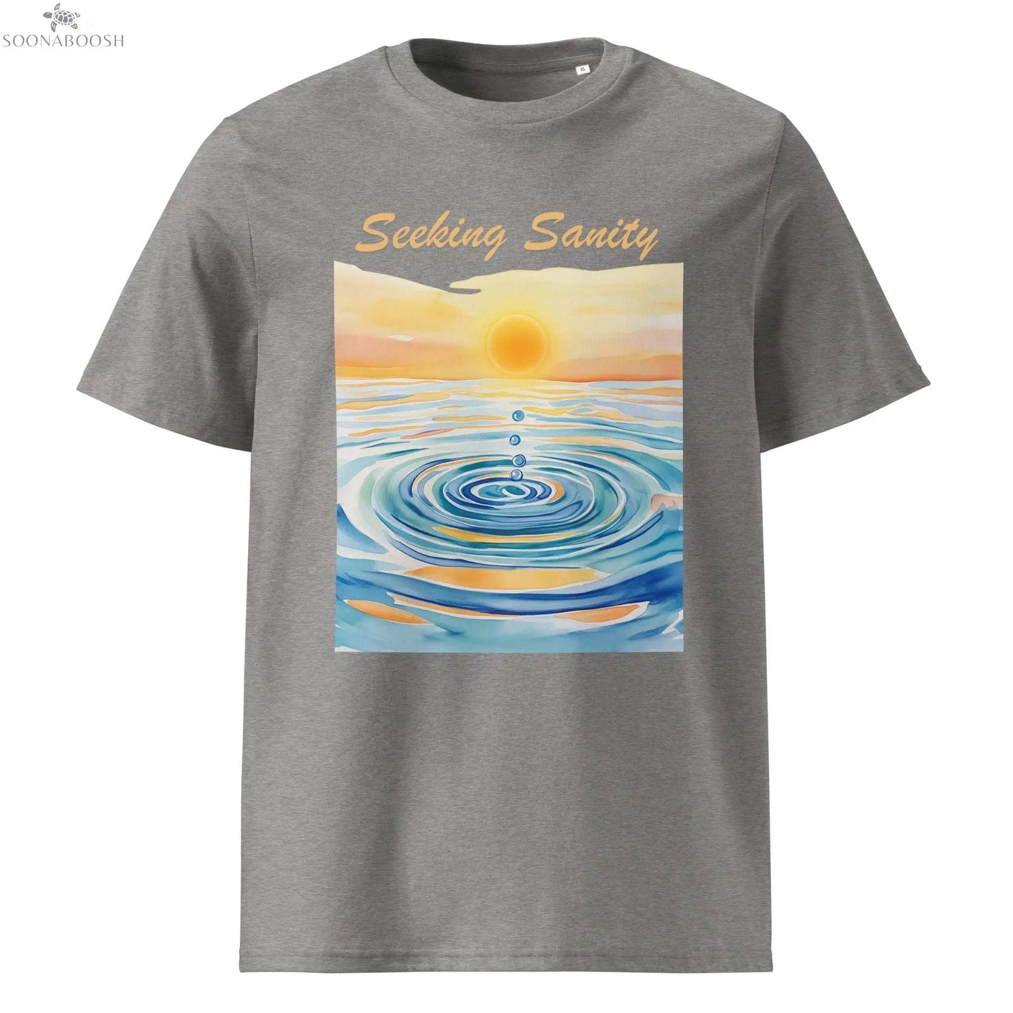 Seeking Sanity T-Shirt | Unisex Organic Cotton Streetwear Tee SOONABOOSH
