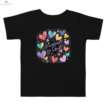 Snuggled in love Toddler Short Sleeve Tee SOONABOOSH
