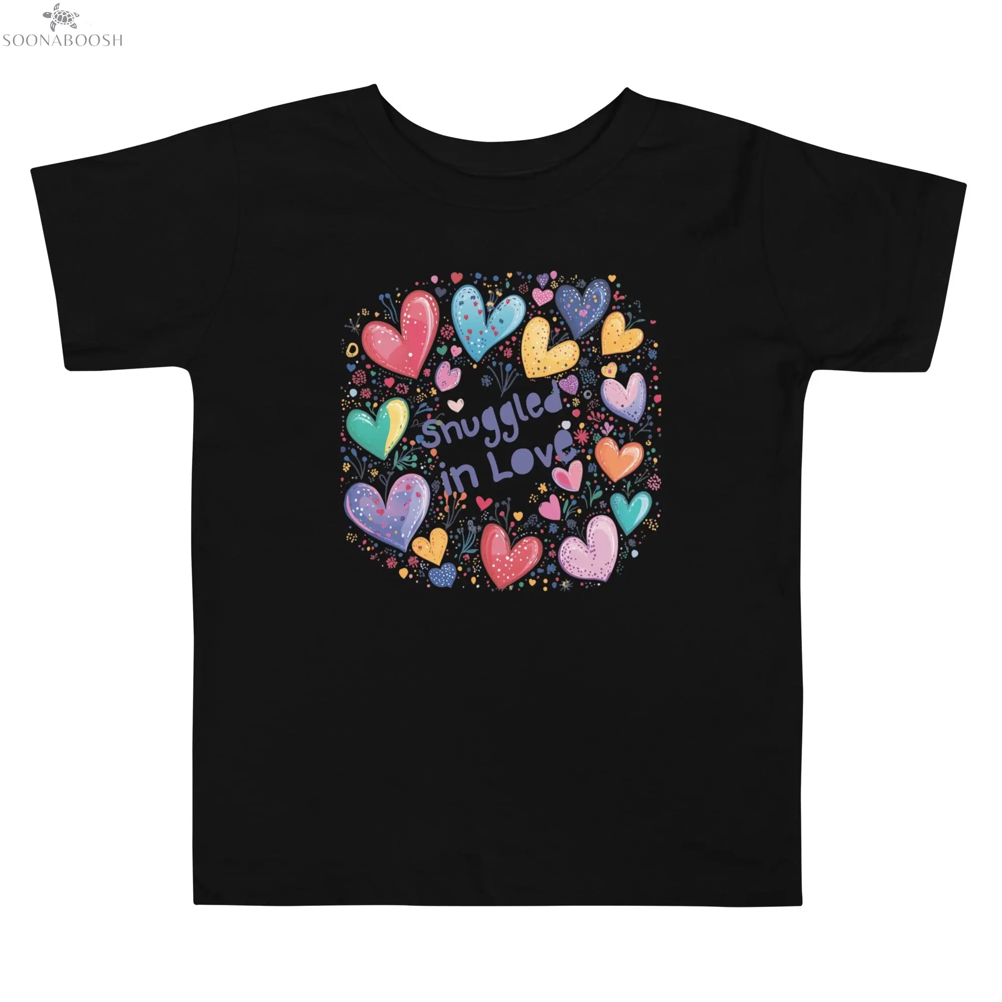 Snuggled in love Toddler Short Sleeve Tee SOONABOOSH