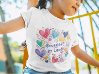 Snuggled in love Toddler Short Sleeve Tee SOONABOOSH