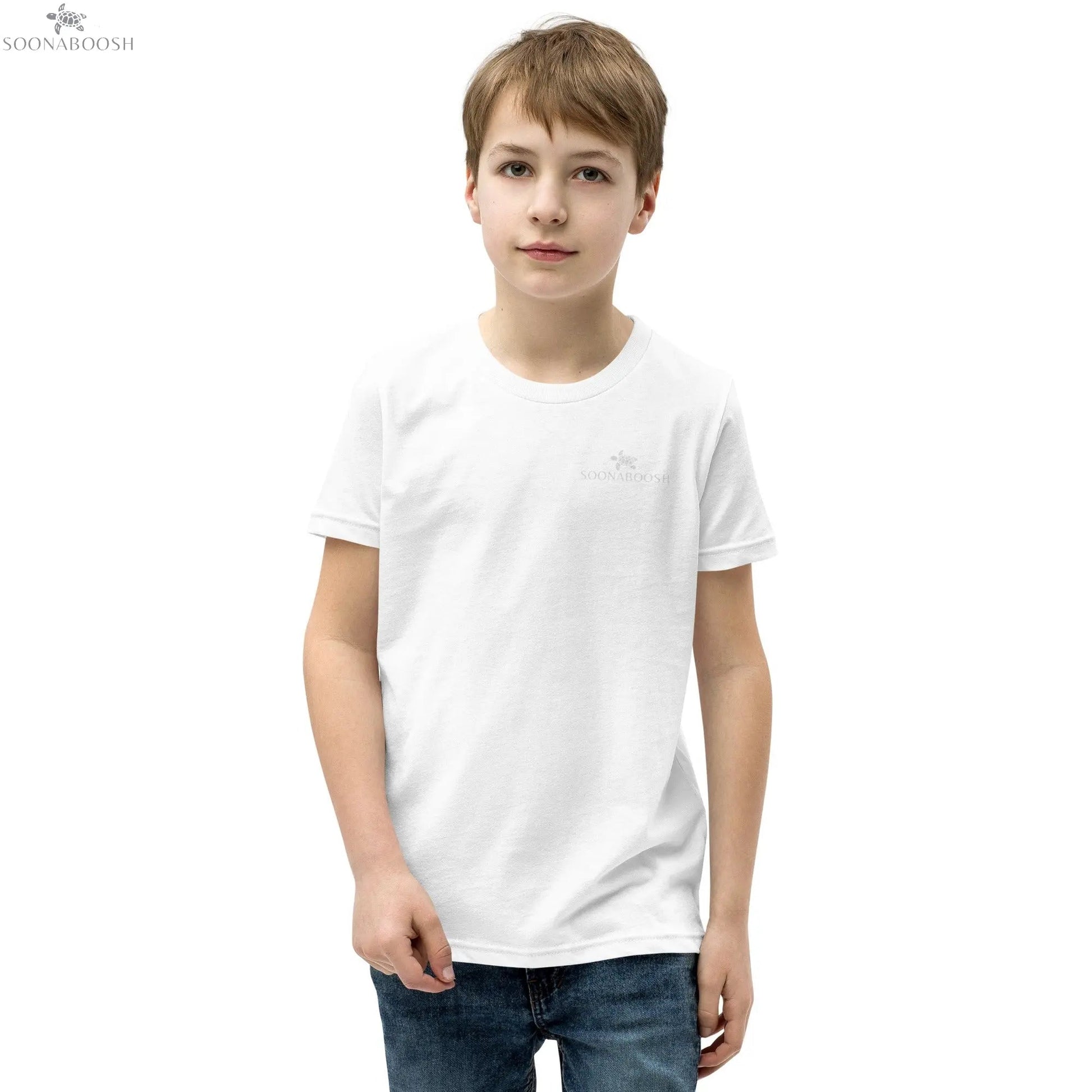 جيم أون T-Shirt | Arabic Youth Cotton Soccer Tee SOONABOOSH