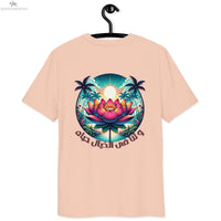 Unisex organic cotton t-shirt | و لنا فى الخيال حياه SOONABOOSH