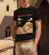 World on Mute unisex organic cotton t-shirt SOONABOOSH