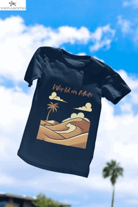 World on Mute unisex organic cotton t-shirt SOONABOOSH