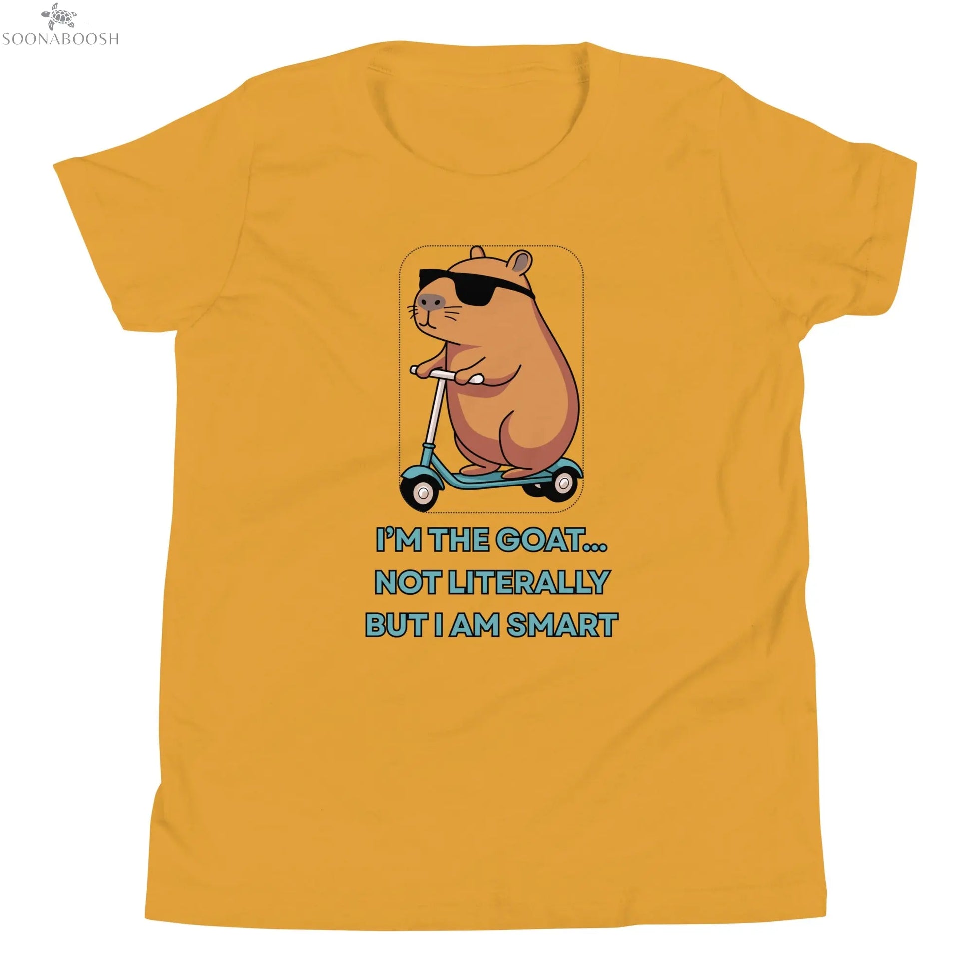 Youth Smart GOAT Hamster T-shirt SOONABOOSH
